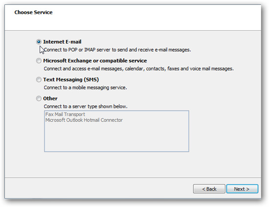 Cấu hình Gmail vào Outlook 2010